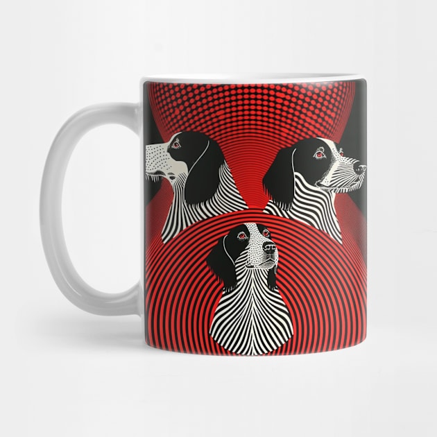 Abstract Dogs by TooplesArt